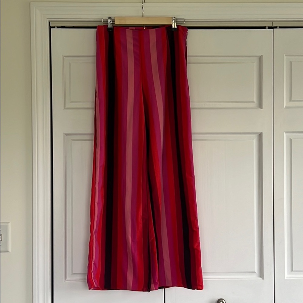 Never fully dressed Freya striped wide leg pants